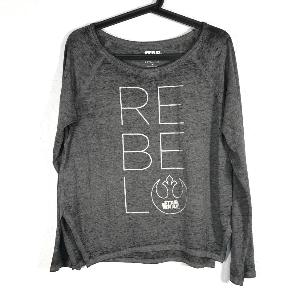Star Wars Sleepwear Top Burnout Long Sleeve Rebel